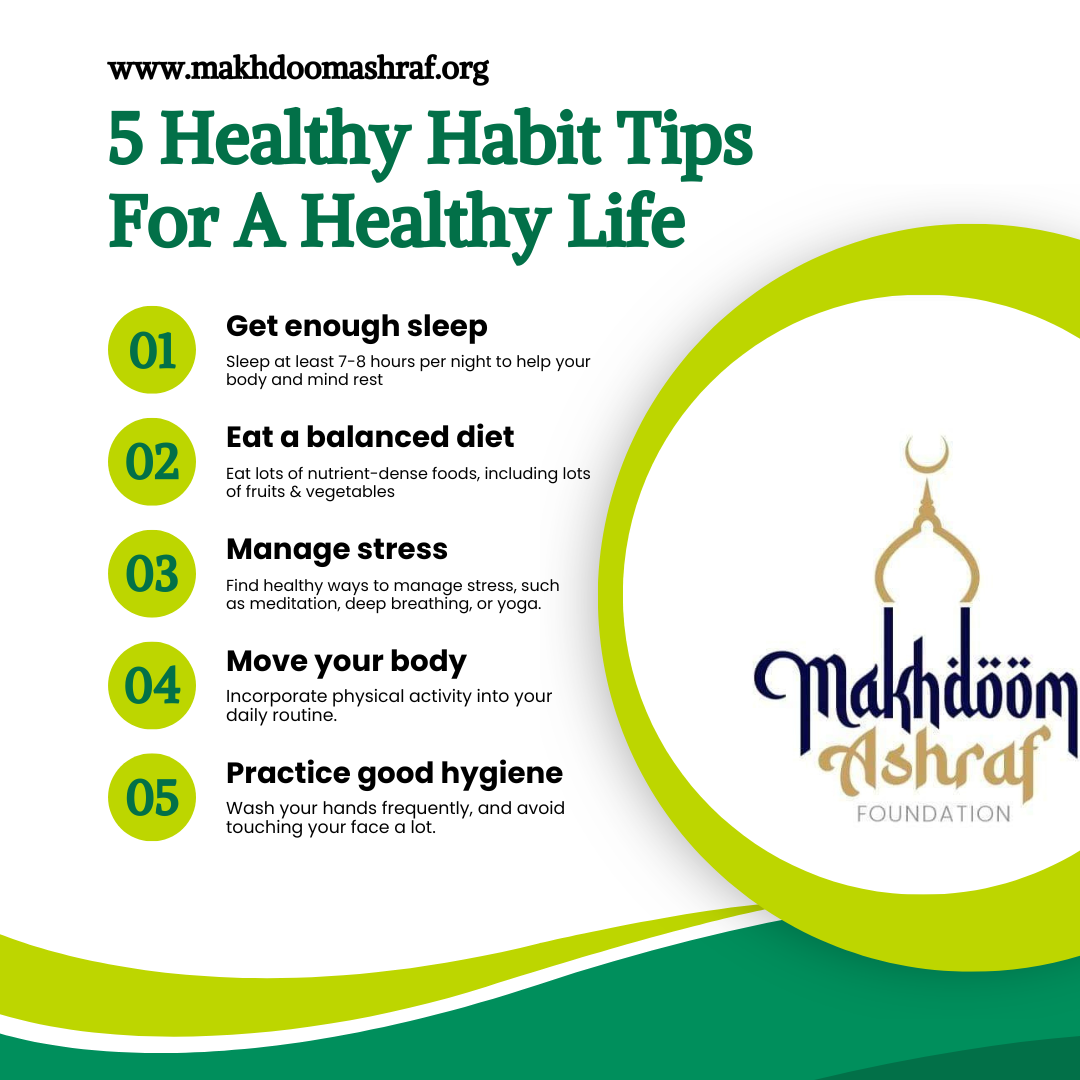 5 Healthy Habit Tips for A healthy Life