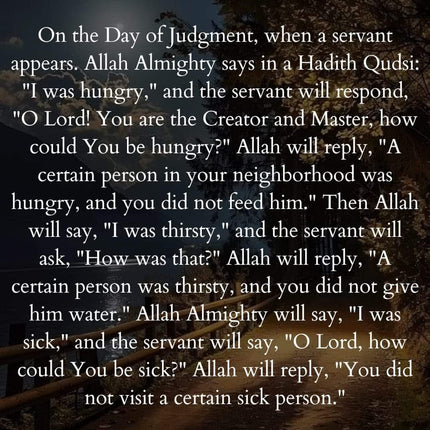 Feed the Poor and Needy